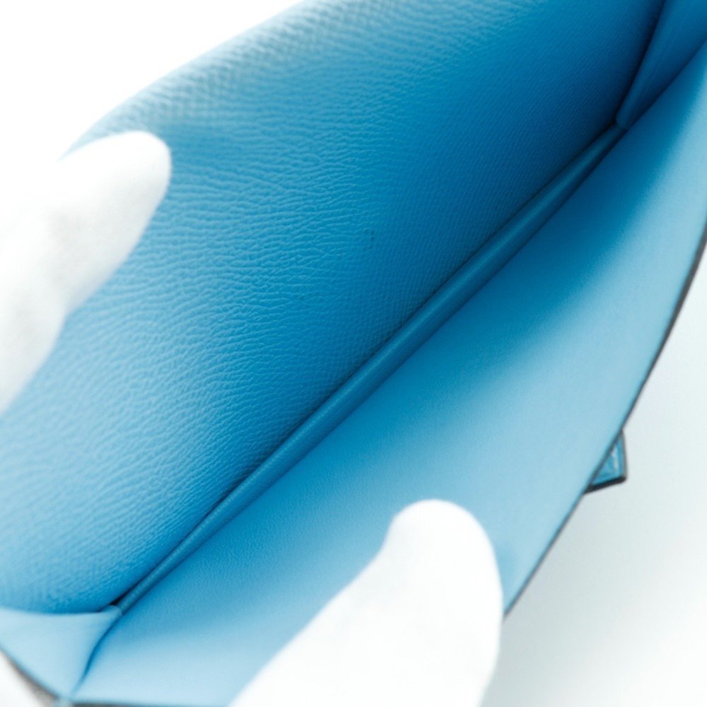 HERMES Blue Bean Wallet - Picture 8 of 15